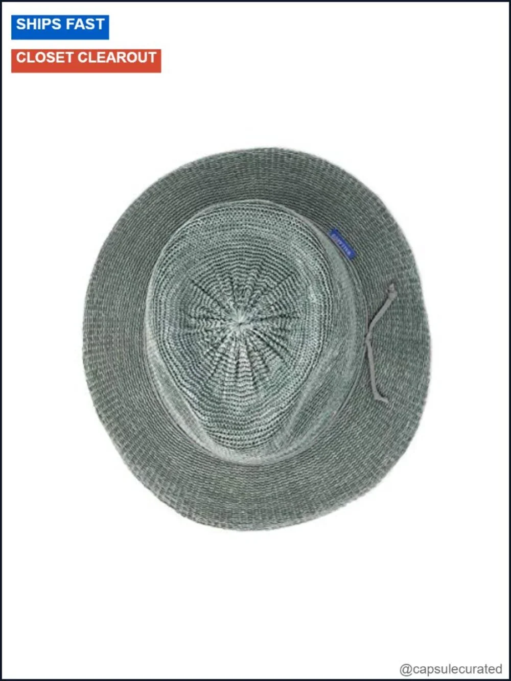 Women's Victoria Fedora UPF 50+ Wide Brim Packable Adjustable Sun Hat Poly-Straw